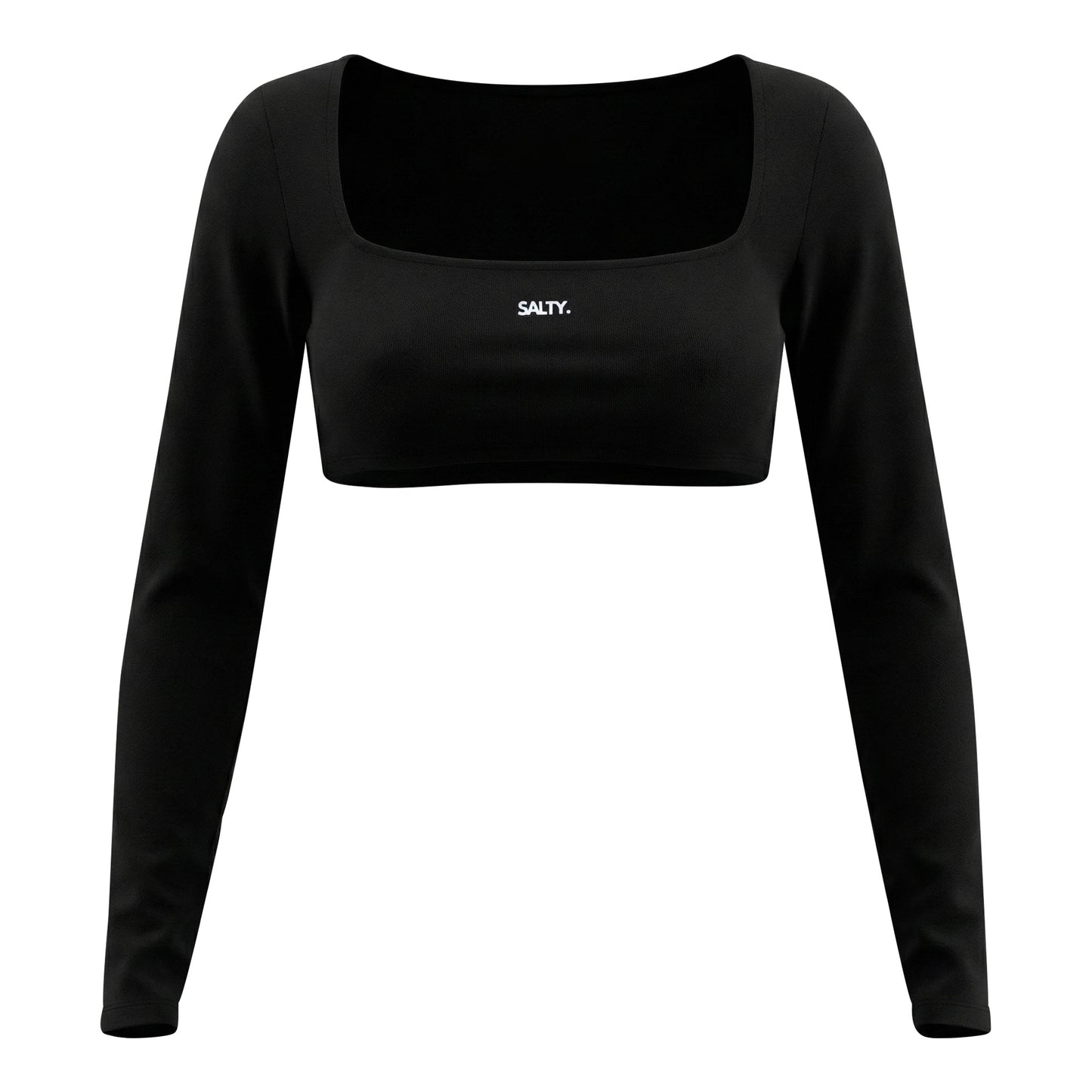 Long Sleeve Crop | Black