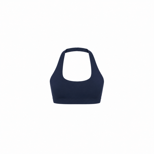 Leah Halter Bra | Deep Navy