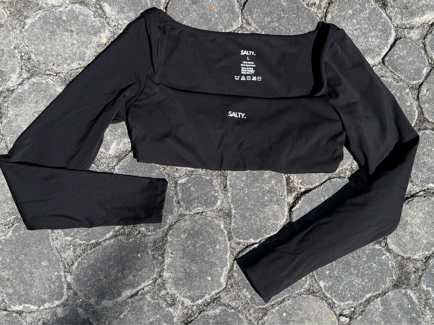 Lycra Crop - Black