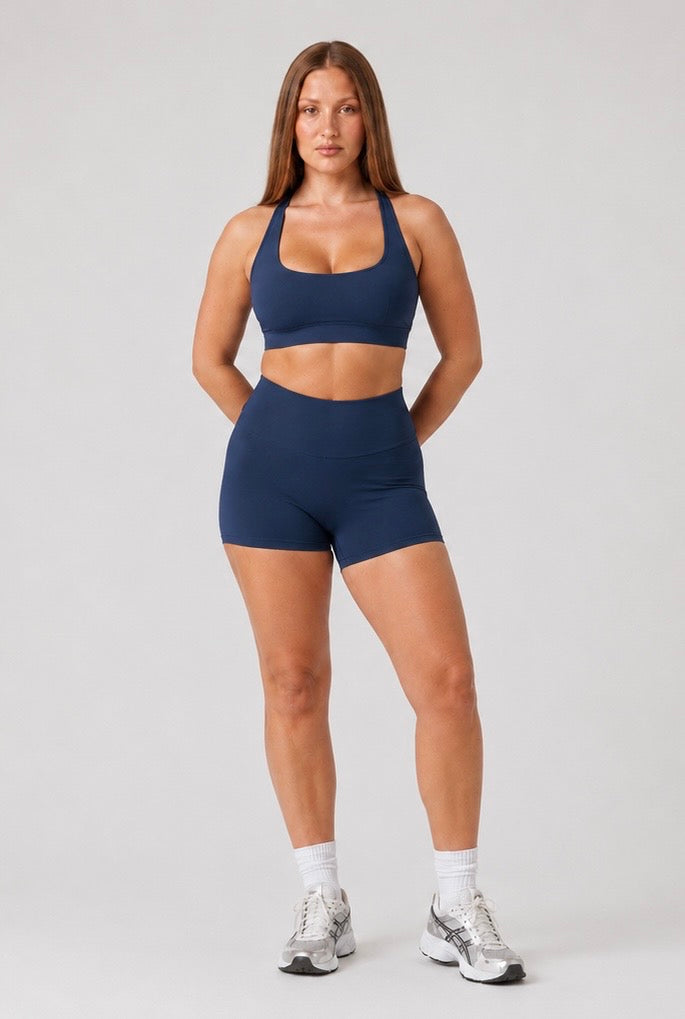Leah Halter Bra | Deep Navy